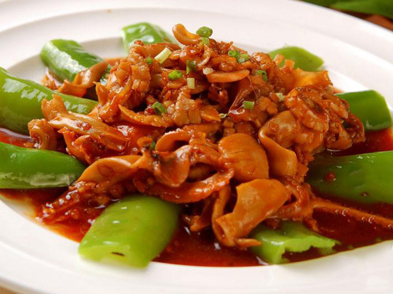 尖椒炒肉